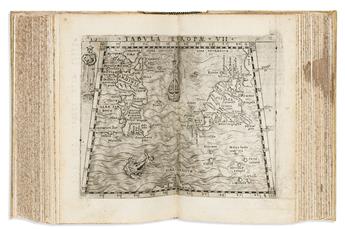 (GEOGRAPHY -- PTOLEMAIC.) Giacomo Gastaldi, mapmaker. La Geografia di Claudio Ptolemeo Alessandrino.